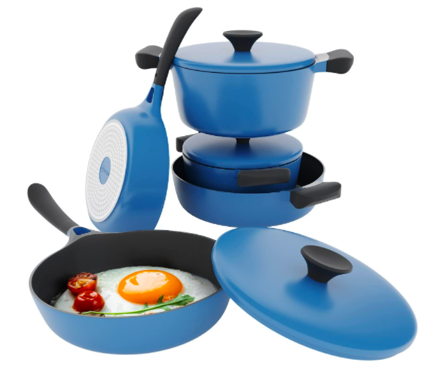 Vremi 8 Piece Ceramic Nonstick Cookware Set Optimized Reviews Real